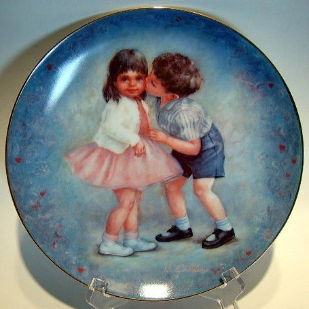 First Kiss Rosemary Calder Plate (1981) -Excellent Condition‎